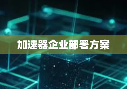 加速器企业部署方案