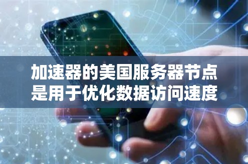 加速器的美国服务器节点是用于优化数据访问速度的网络服务，特别针对美国用户，帮助他们更快地访问资源。以下是对加速器美国服务器节点的详细分析
