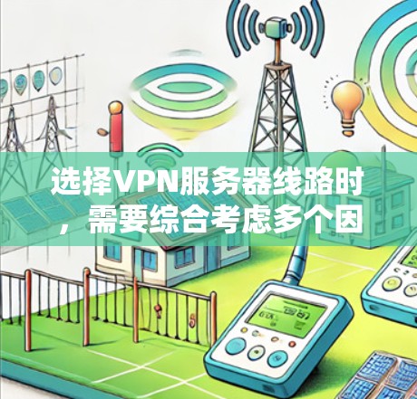 选择VPN服务器线路时,需要综合考虑多个因素,确保网络安全、稳定性和兼容性。以下是一些关键点和建议 选择VPN服务器线路时,需要综合考虑多个因素,确保网络安全、稳定性和兼容性。以下是一些关键点和建议