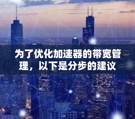为了优化加速器的带宽管理，以下是分步的建议