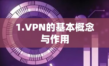 1.VPN的基本概念与作用 1.VPN的基本概念与作用