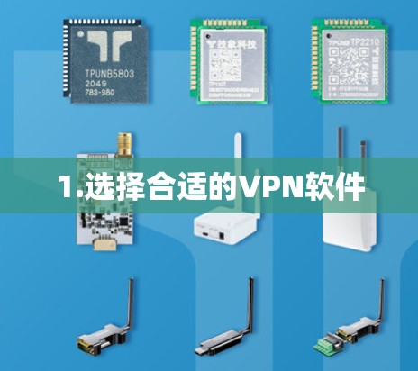 1.选择合适的VPN软件