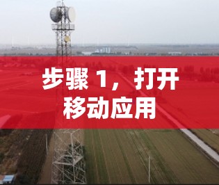 步骤 1，打开移动应用