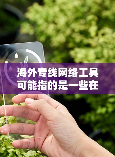 海外专线网络工具可能指的是一些在海外可以使用的网络服务或通讯工具，通常用于与海外用户或客户进行联系、传输数据或获取网络服务。以下是一些常见的海外专线网络工具和服务