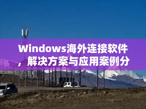 Windows海外连接软件，解决方案与应用案例分析