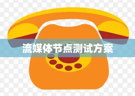 流媒体节点测试方案 流媒体节点测试方案