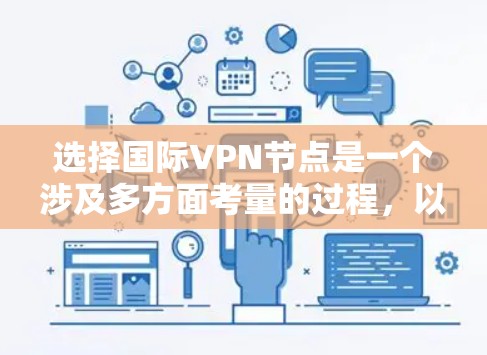 选择国际VPN节点是一个涉及多方面考量的过程，以下是根据您的需求和思考过程整理出的步骤和建议